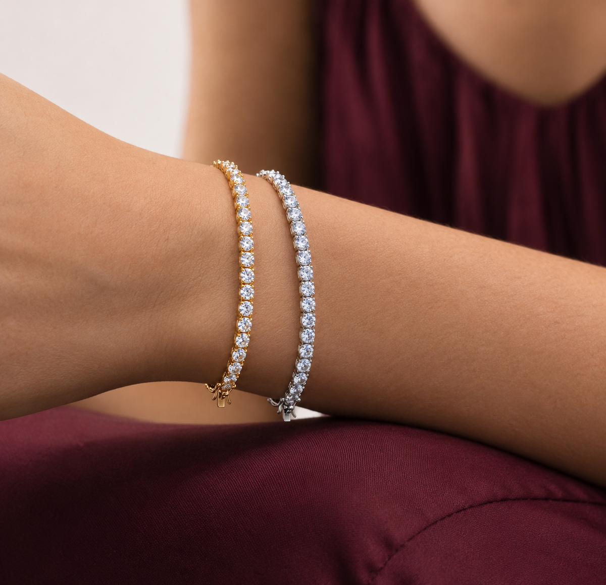 Pulsera Tennis de Circonita