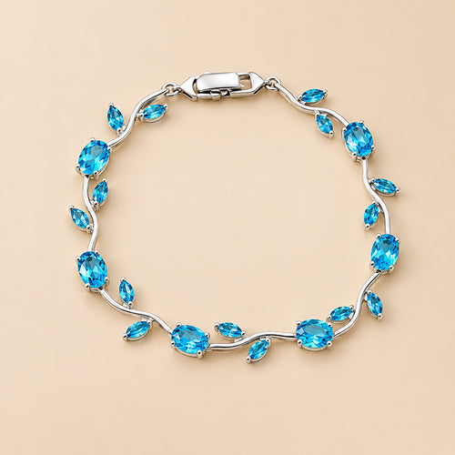 Pulsera Daisy de Flores y Circonitas