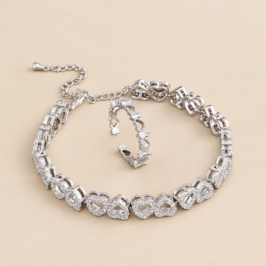 Set Livia de Pulsera y Anillo