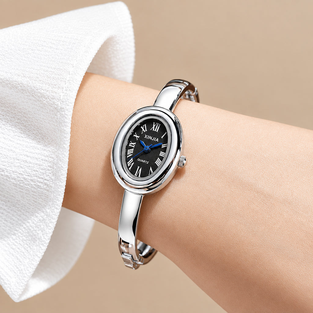 Reloj Siena Plateado de Acero Inoxidable