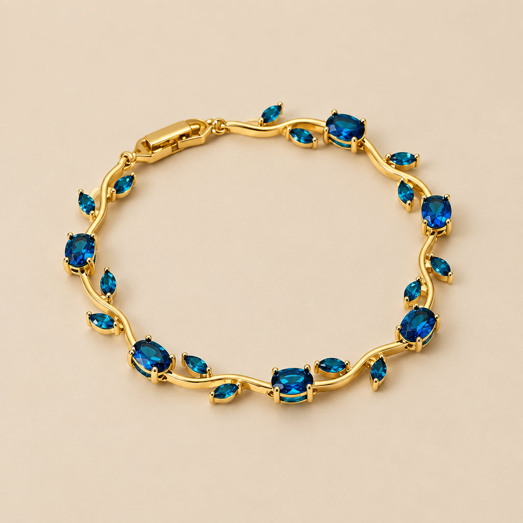 Pulsera Daisy de Flores y Circonitas