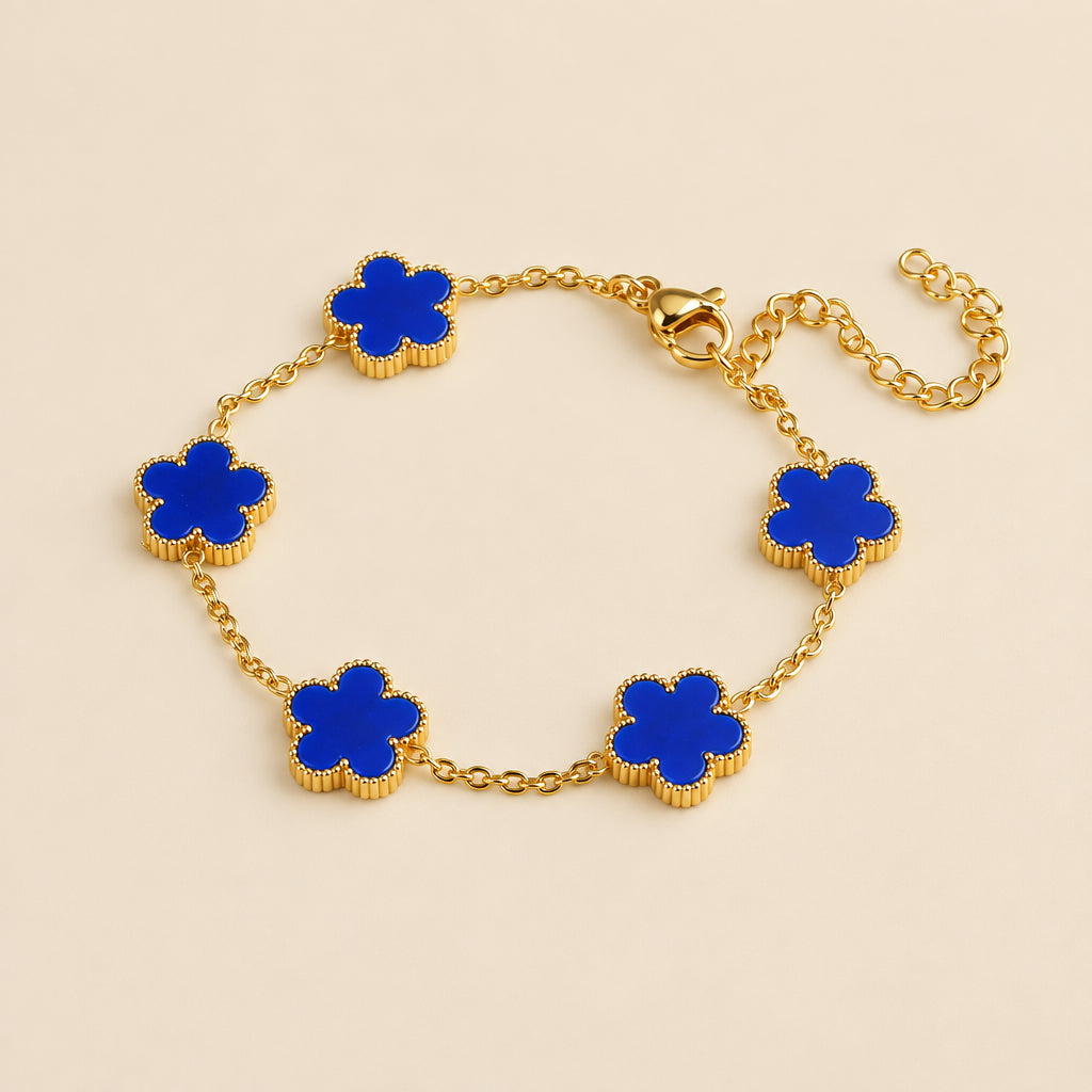 Pulsera Trébol de Acero Inoxidable