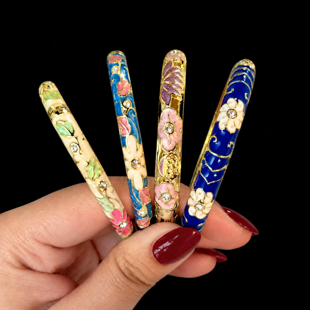 Conjunto de pulsera Floral de Circonita