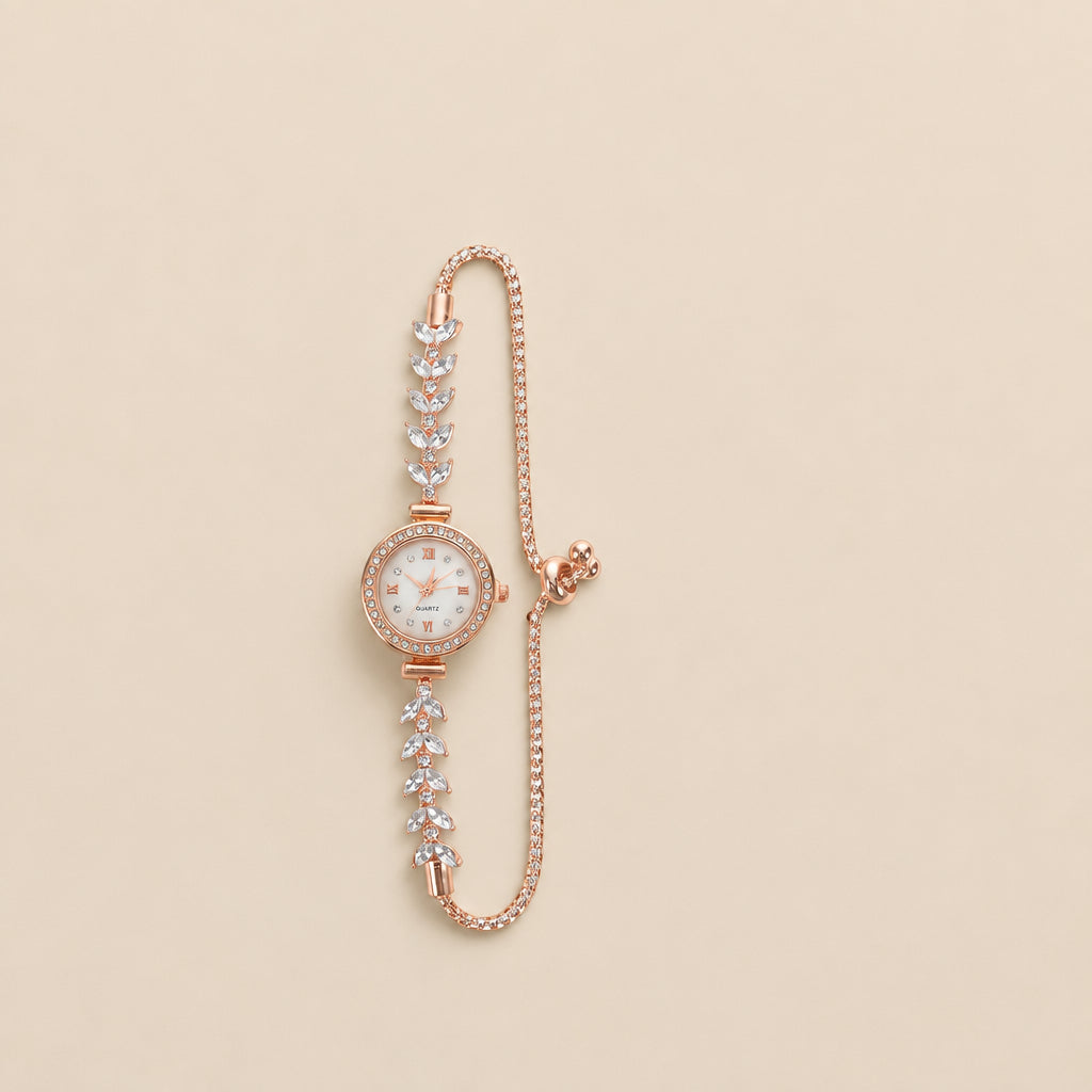 Reloj Sirena de Circonitas en Brazalete