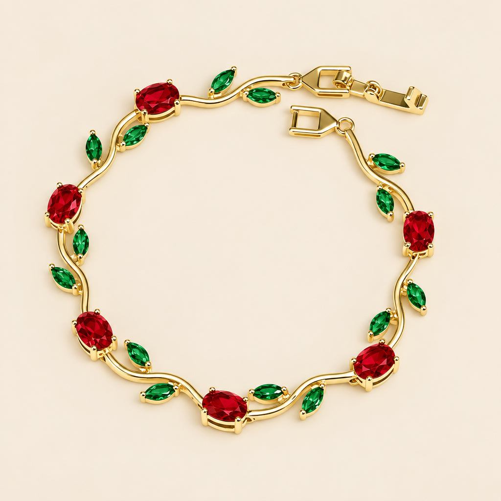 Pulsera Daisy de Flores y Circonitas