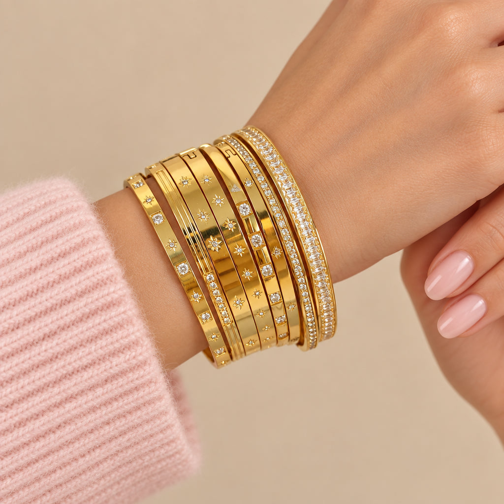 Brazalete Aura de Acero Inoxidable