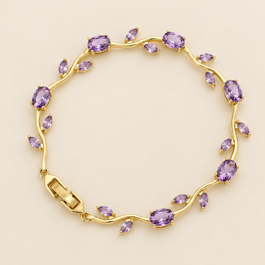 Pulsera Daisy de Flores y Circonitas