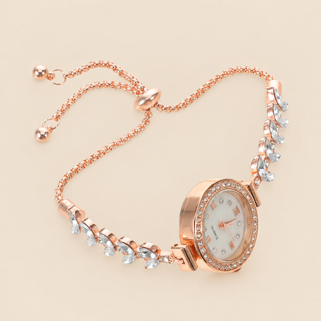 Reloj Sirena de Circonitas en Brazalete