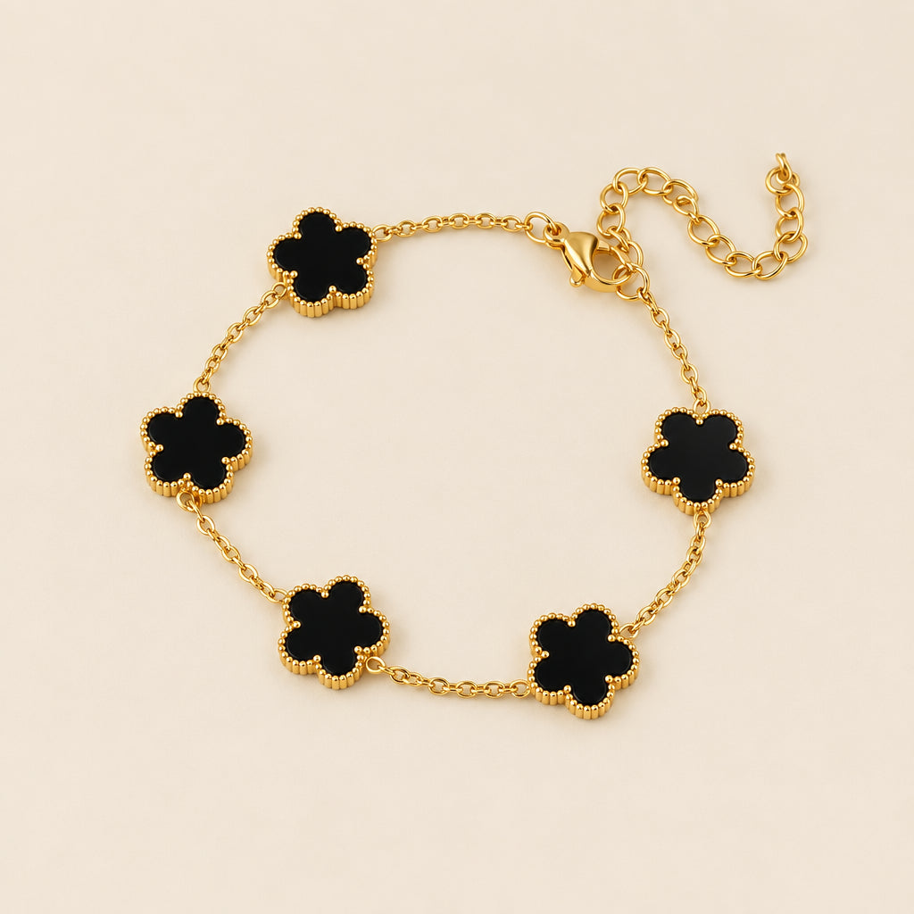 Pulsera Trébol de Acero Inoxidable