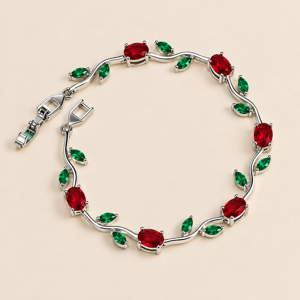 Pulsera Daisy de Flores y Circonitas