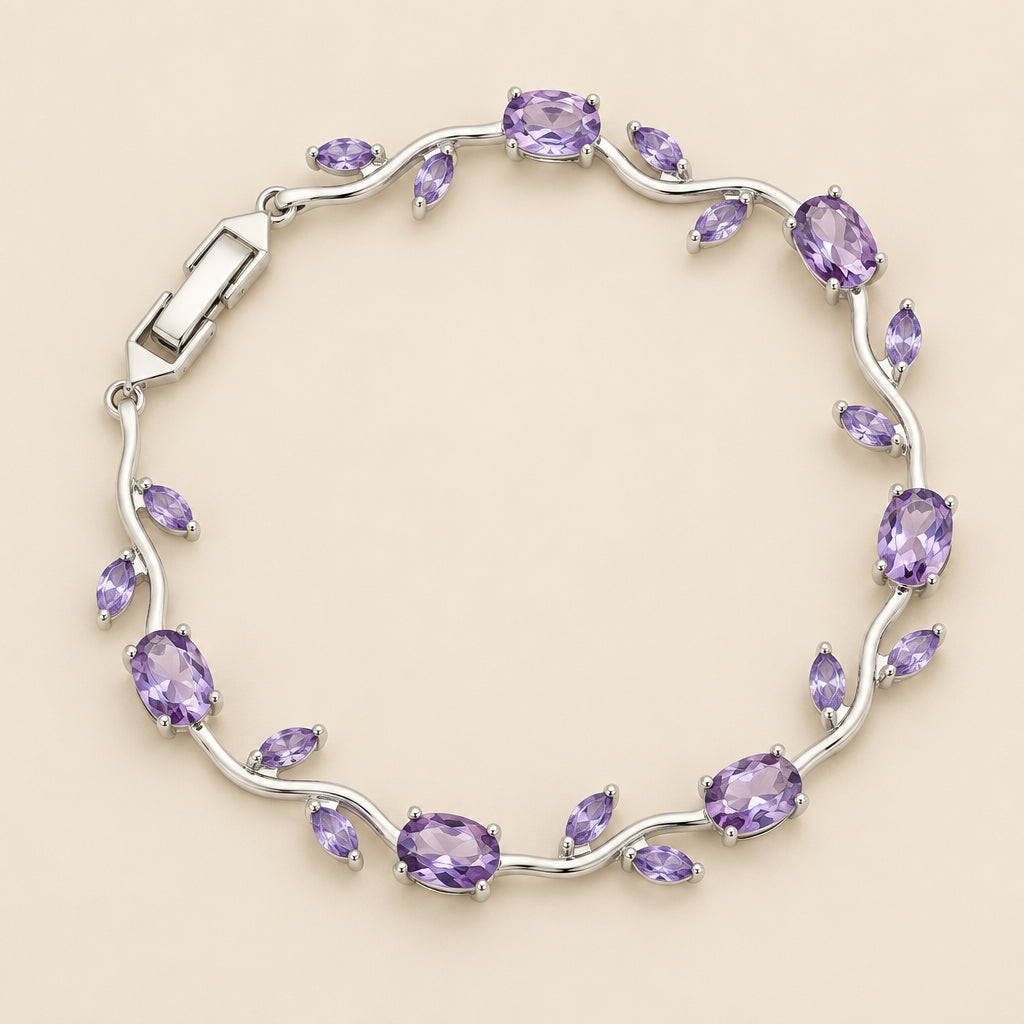 Pulsera Daisy de Flores y Circonitas